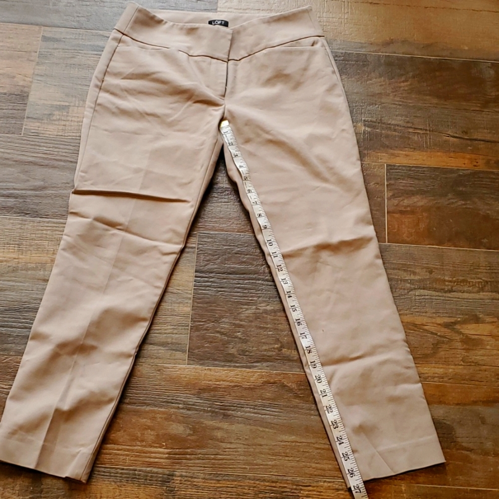 Loft tan slacks